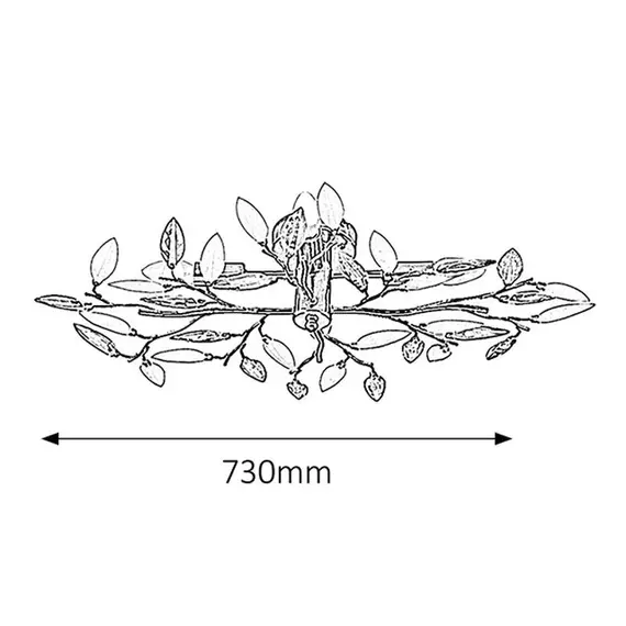 Плафон Lilian 2839 Rabalux 4xE14 | Osvetlenieto.bg