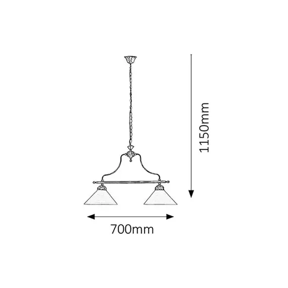 Полилей Marian 2707 Rabalux 2xE27 | Osvetlenieto.bg
