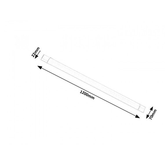 Аплик Batten Light 1453 Rabalux 40W 4000K | Osvetlenieto.bg