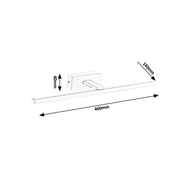 Аплик за картина Albina 1448 Rabalux  8W 4000K | Osvetlenieto.bg Аплик за картина Albina 1448 Rabalux  8W 4000K | Osvetlenieto.bg