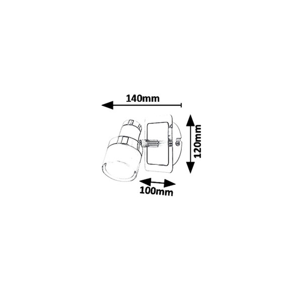 LED Аплик за баня HAROLD 5021 Rabalux 5W 4000K | Osvetlenieto.bg