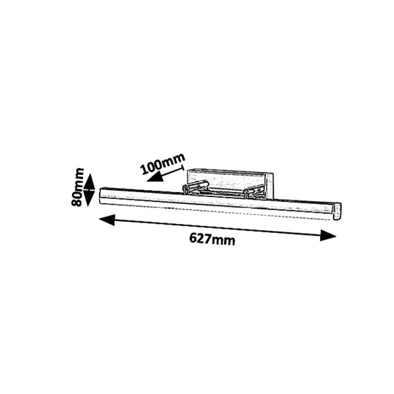 LED Аплик за баня SILAS 5729 Rabalux 18W 4000K | Osvetlenieto.bg