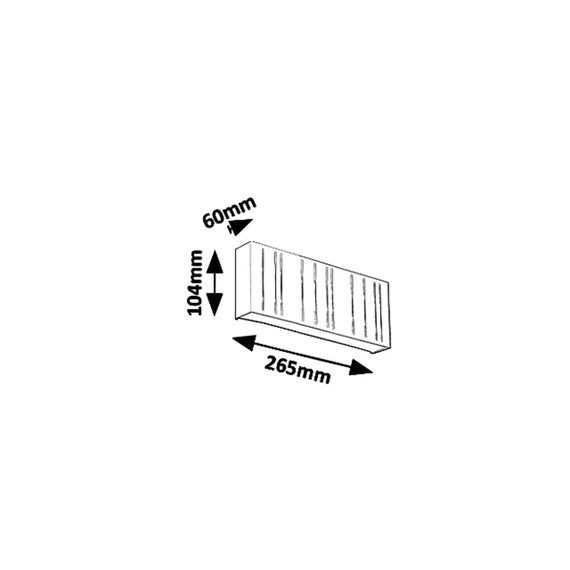 LED Фасаден аплик MARIBOR 8874 Rabalux 12W 4000K | Osvetlenieto.bg