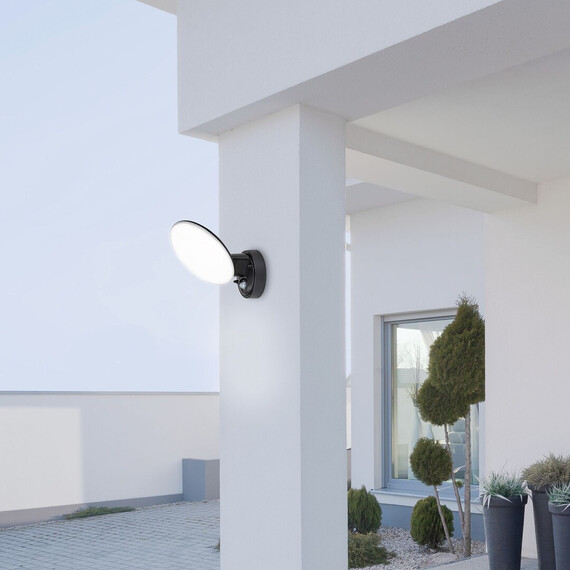 LED Фасаден аплик със сензор VARNA 8135 Rabalux 12W 4000K | Osvetlenieto.bg