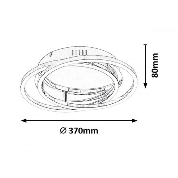 LED Плафон Selena 2184 Rabalux 30W 4000K | Osvetlenieto.bg