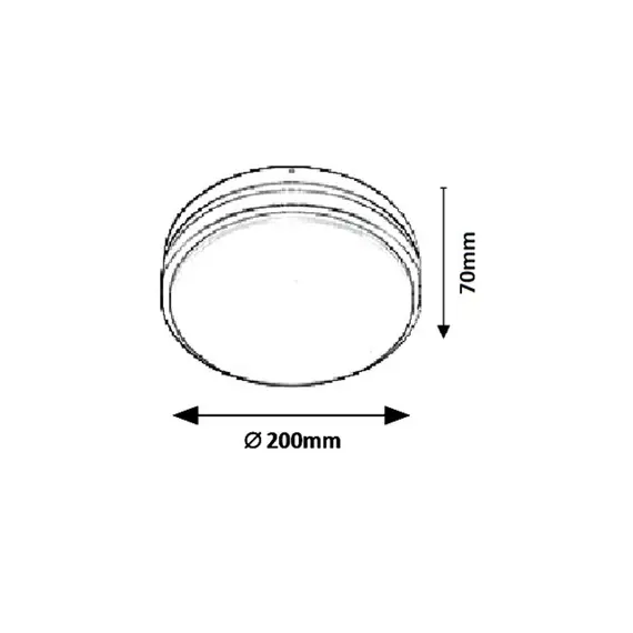 LED Външен плафон HAMBURG 8847 Rabalux 10W 4000K | Osvetlenieto.bg