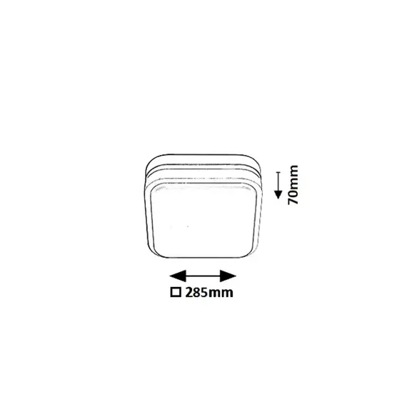 LED Външен плафон HAMBURG 8850 Rabalux 12W 4000K | Osvetlenieto.bg