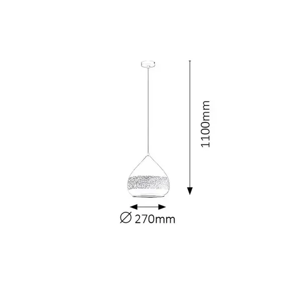Пендел Kaia 2279 Rabalux 1xE27 | Osvetlenieto.bg