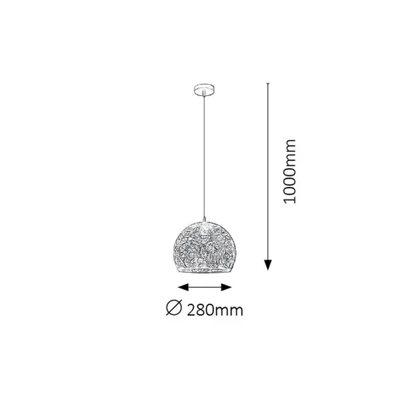 Пендел Manorca 2276 Rabalux 1xE27 | Osvetlenieto.bg