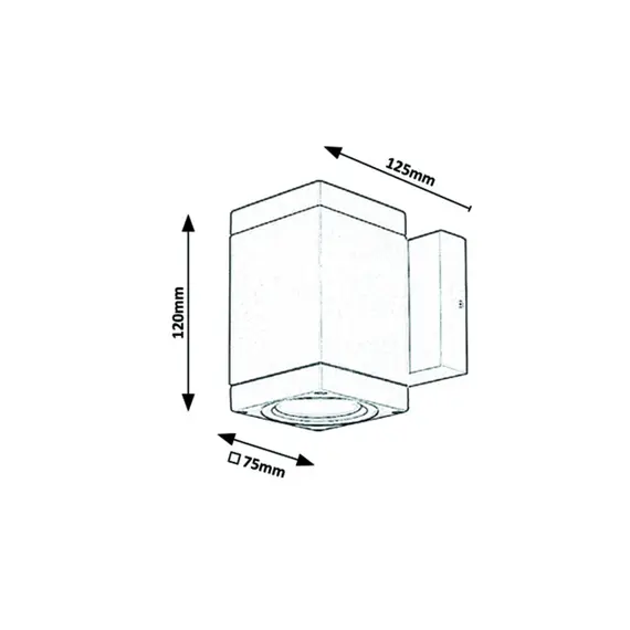Фасаден аплик BUFFALO 7887 Rabalux 1xGU10 | Osvetlenieto.bg