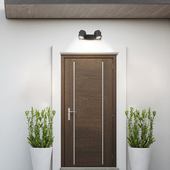 Фасаден аплик ELVA 7930 Rabalux 2xGU10 | Osvetlenieto.bg