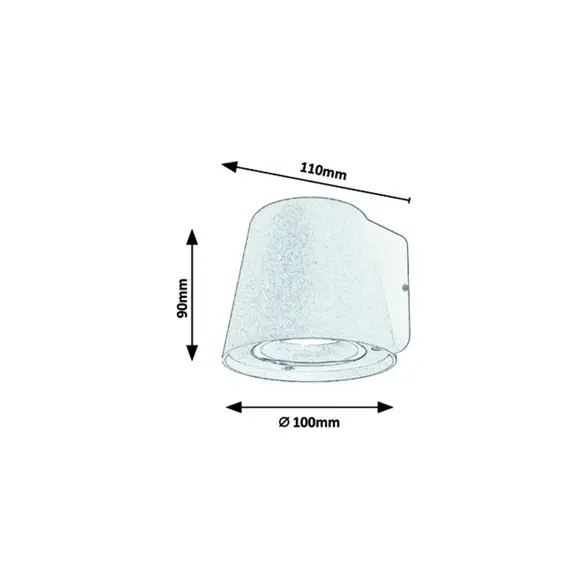 Фасаден аплик MANDAL 7959 Rabalux 1xGU10 | Osvetlenieto.bg