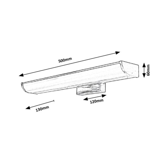 LED аплик за баня EVRON 5063 Rabalux 7.5W 4000K IP44 | Osvetlenieto.bg LED аплик за баня EVRON 5063 Rabalux 7.5W 4000K IP44 | Osvetlenieto.bg