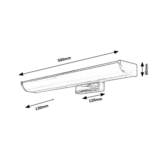 LED аплик за баня EVRON 5063 Rabalux 7.5W 4000K IP44 | Osvetlenieto.bg