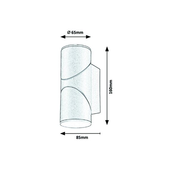 LED Фасаден аплик BELFAST 7904 Rabalux 12.9W 3000K | Osvetlenieto.bg