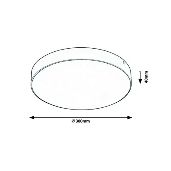 LED Фасаден плафон TARTU 7894 Rabalux 24W 2800K | Osvetlenieto.bg
