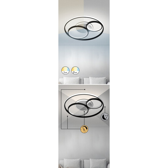 LED Плафон AQUILA 3335 Rabalux 50W 3000K | Osvetlenieto.bg