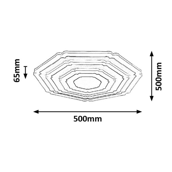 LED Плафон TANELI 3100 Rabalux 41W 3000K | Osvetlenieto.bg