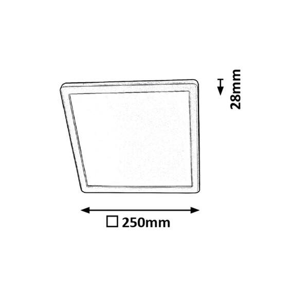 LED плафон за баня LAMBERT 3359 Rabalux 15W 4000K IP44 | Osvetlenieto.bg