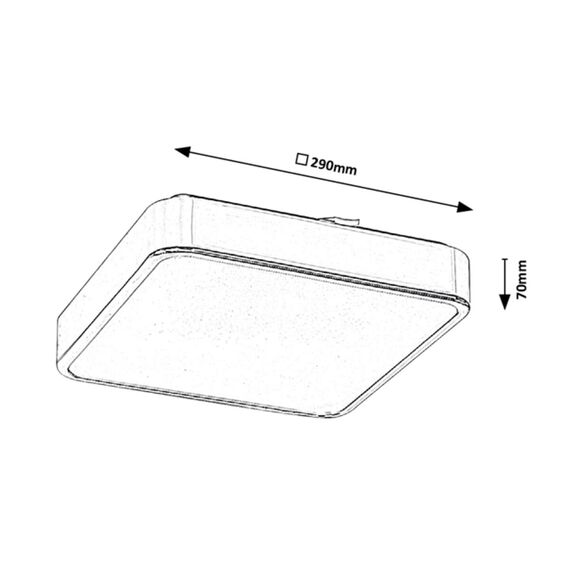 LED плафон за баня WOLIMIR 2982 Rabalux 22W 3000K RGB IP44 | Osvetlenieto.bg LED плафон за баня WOLIMIR 2982 Rabalux 22W 3000K RGB IP44 | Osvetlenieto.bg