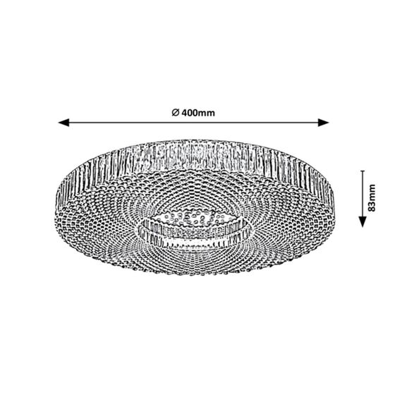 LED Плафон ZIVA 3064 Rabalux 36W 3000K | Osvetlenieto.bg