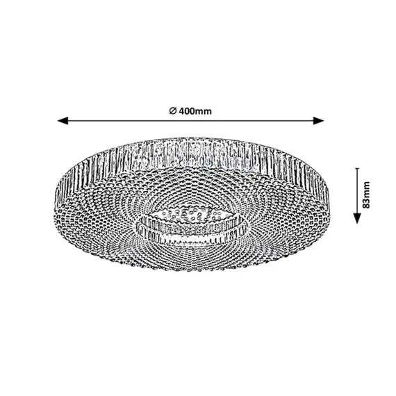 LED Плафон ZIVA 3064 Rabalux 36W 3000K | Osvetlenieto.bg