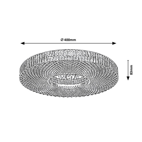 LED Плафон ZIVA 3064 Rabalux 36W 3000K | Osvetlenieto.bg