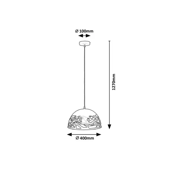 Пендел NORENA 5086 Rabalux 1xE27 | Osvetlenieto.bg