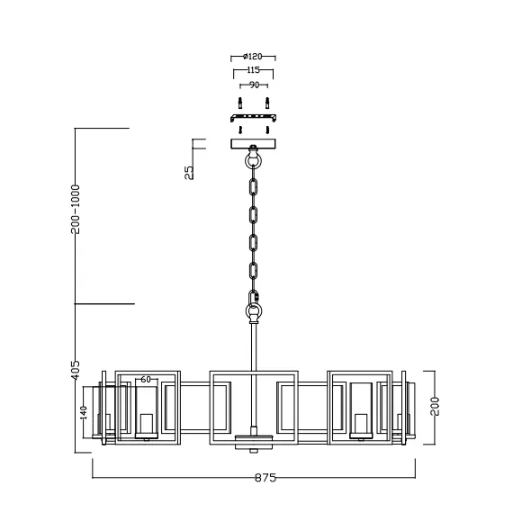 Полилей Bowi Maytoni H009PL-08G | Osvetlenieto.bg