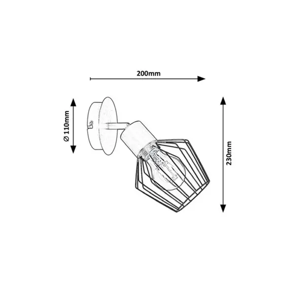 Спот BELANO 3534 Rabalux 1xE27 | Osvetlenieto.bg