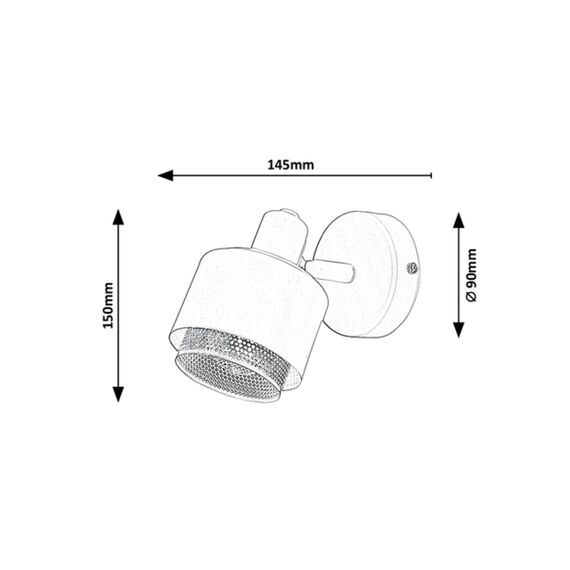 Спот FEDORA 3547 Rabalux 1xE14 | Osvetlenieto.bg