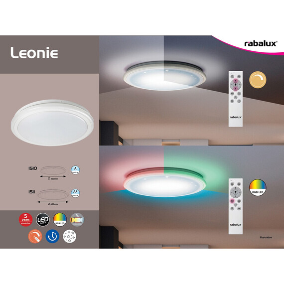 LED плафон Leonie 1510 Rabalux 32W | Osvetlenieto.bg