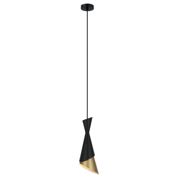 Пендел Malia PND-85949-1 BK+GD Italux Е27 | Osvetlenieto.bg