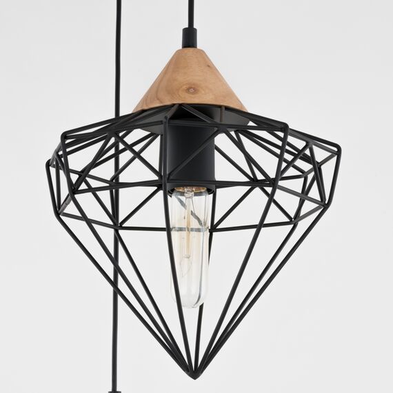 Полилей Maelle MDM-2591/3 BK Italux | Osvetlenieto.bg