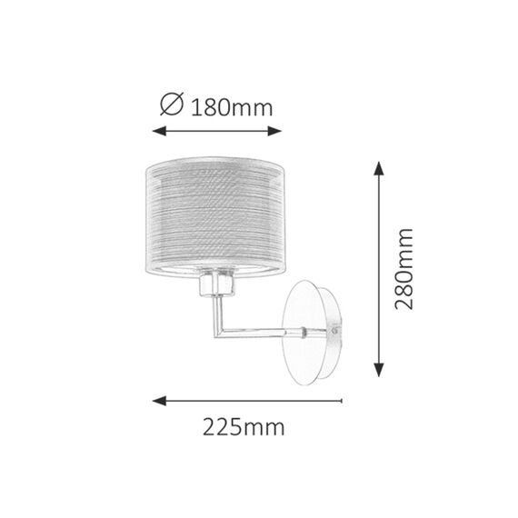Аплик Anastasia 2628 Rabalux 1xE27 | Osvetlenieto.bg