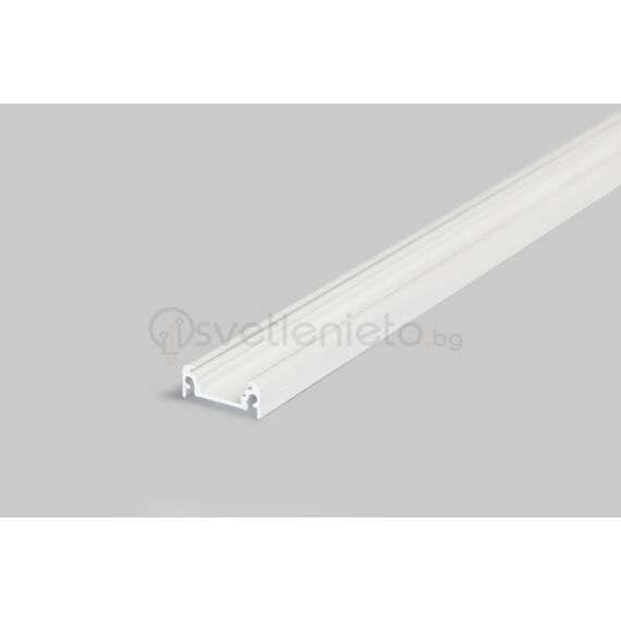 Бял LED профил SURFACE10 BC/UX 2000 за открит монтаж | Osvetlenieto.bg