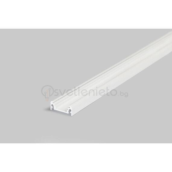 Бял LED профил SURFACE10 BC/UX 2000 за открит монтаж | Osvetlenieto.bg