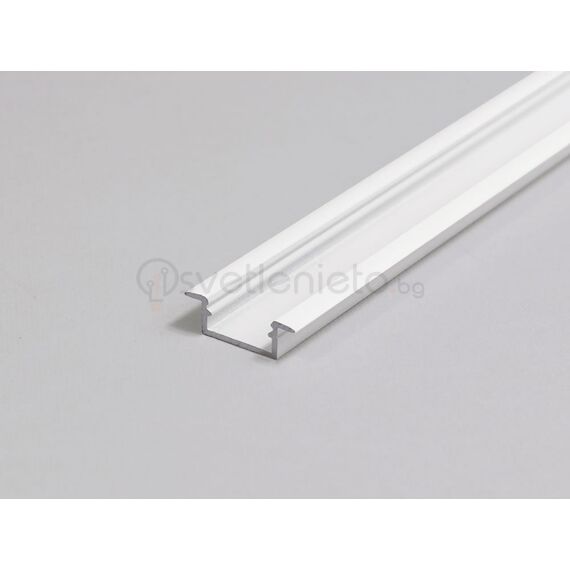 Бял LED профил за вграждане BEGTIN12 J/S 2000 | Osvetlenieto.bg