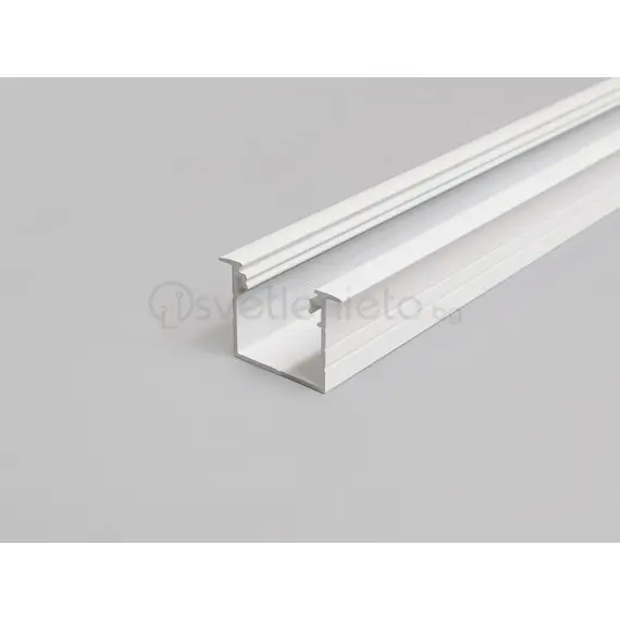 Бял LED профил за вграждане LINEA-IN20 2000 | Osvetlenieto.bg