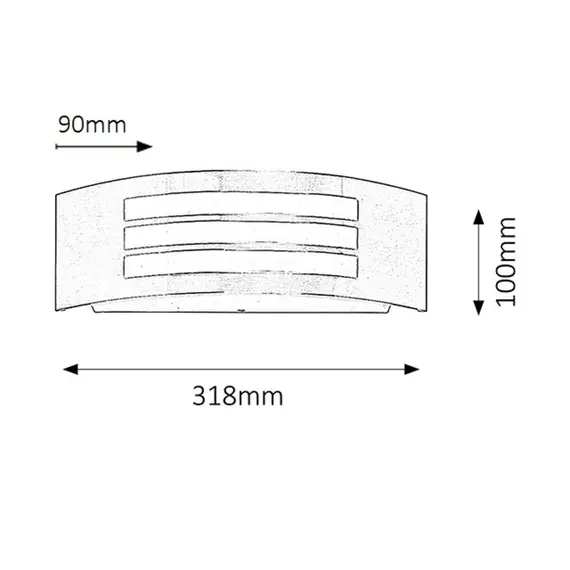Фасаден аплик Roma 8410 Rabalux 1xE27 | Osvetlenieto.bg