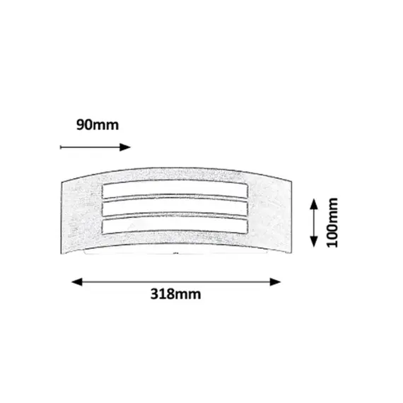 Фасаден аплик Roma 8511 Rabalux 1xE27 | Osvetlenieto.bg