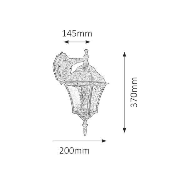 Градински фенер Toscana 8391 Rabalux 1xE27 | Osvetlenieto.bg