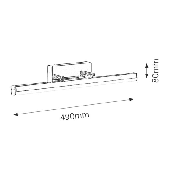 LED аплик за баня Silas 5719 Rabalux 12W 4000K | Osvetlenieto.bg