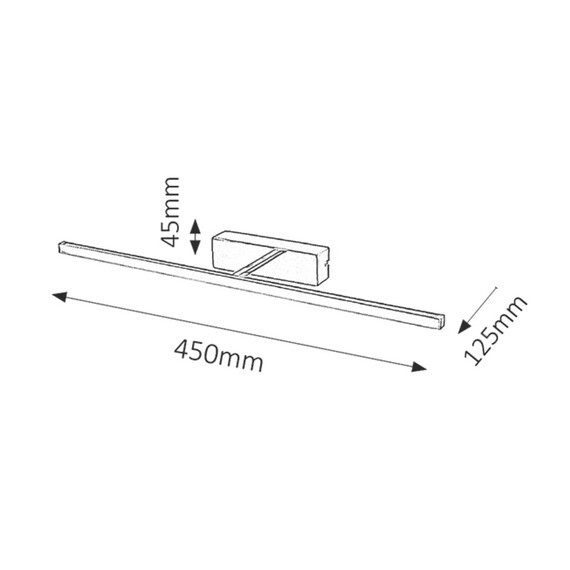 LED аплик за картина Picture slim  3909 Rabalux 8W 4000K | Osvetlenieto.bg