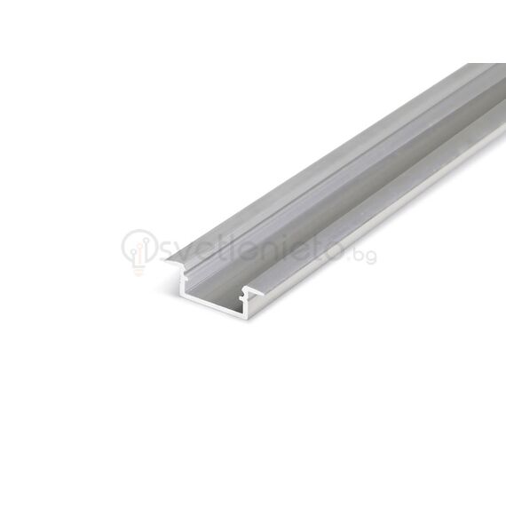 LED профил за вграждане суров алуминий BEGTIN12 J/S 2000 | Osvetlenieto.bg