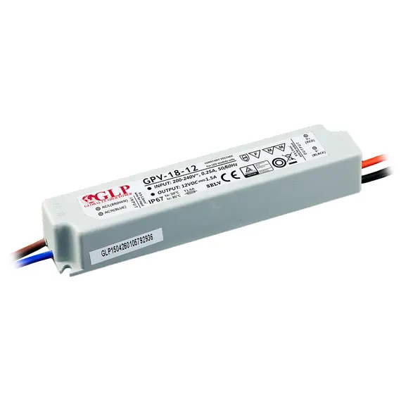LED захранване 18W 12V GLP IP67 GPV-18-12 | Osvetlenieto.bg