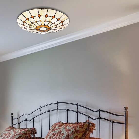 Плафон Tiffany Marvel 8091 Rabalux 2xE27 | Osvetlenieto.bg Плафон Tiffany Marvel 8091 Rabalux 2xE27 | Osvetlenieto.bg