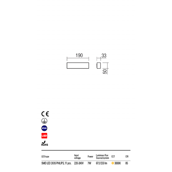 LED Външен аплик TRATTO 9116 Redo IP65 | Osvetlenieto.bg LED Външен аплик TRATTO 9116 Redo IP65 | Osvetlenieto.bg