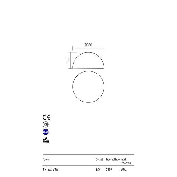 Градинска сфера BLOB 90167 Redo IP65 | Osvetlenieto.bg Градинска сфера BLOB 90167 Redo IP65 | Osvetlenieto.bg