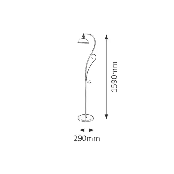 Лампион Elisett 2758 Rabalux 1xE27 | Osvetlenieto.bg